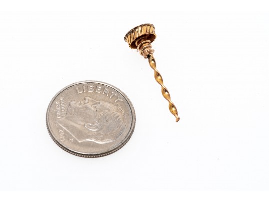 Charming 14K Woven Jug Pendant