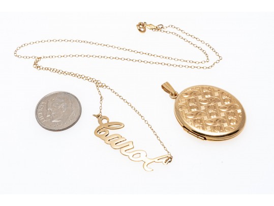 Lot Of Assorted 14k Gold Jewelry Pieces