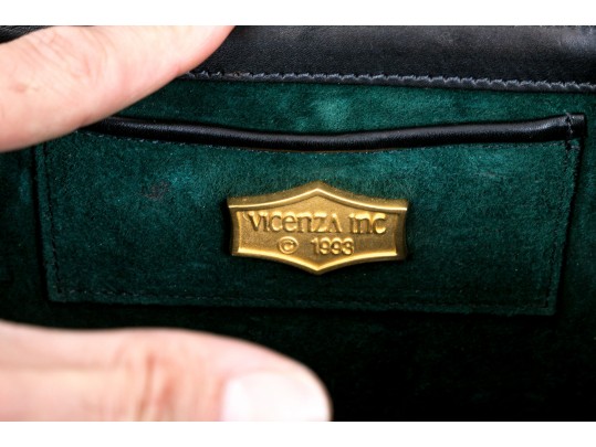 Vicenze Double Horse Head Leather Shoulder Bag