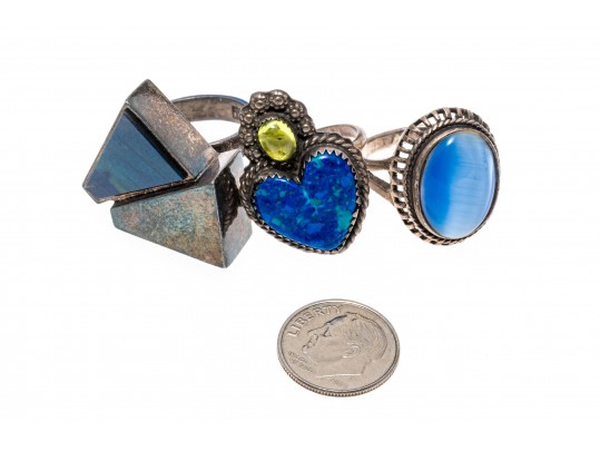 Collection Of Sterling Silver Jewelry Including Tiffany & Co. Bracelet, 145.9 Dwt