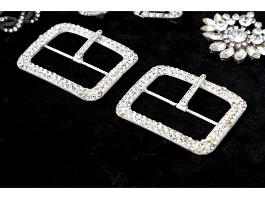 Large Collection Of Vintage Belt Buckles