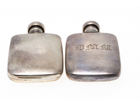 Two Sterling Tiffany & Co. Perfume Bottles