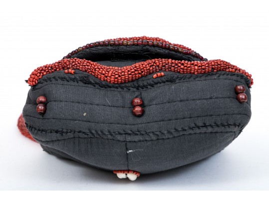 Six Classic Colorful Beaded Hand Bags 