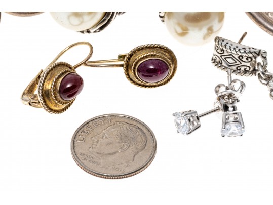 Collection Of Sterling Silver Jewelry, 91.3 Dwt