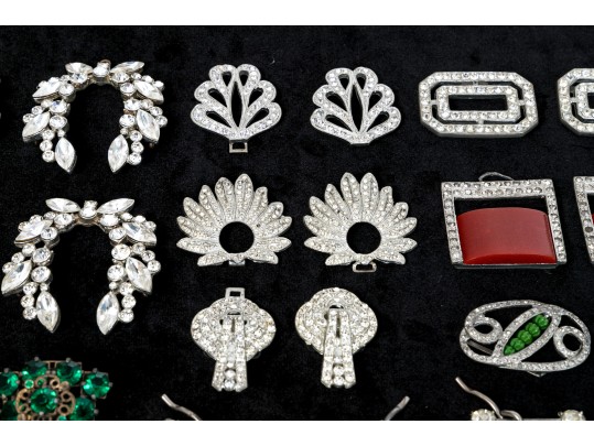 Large Collection Of Vintage Belt Buckles