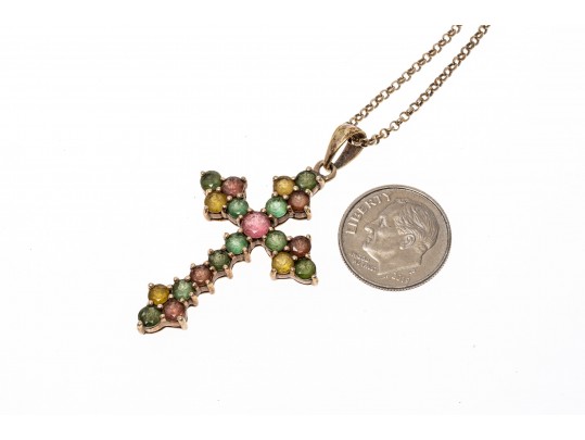 Collection Of Cross Pendant Necklaces And Cross Pendant Earrings