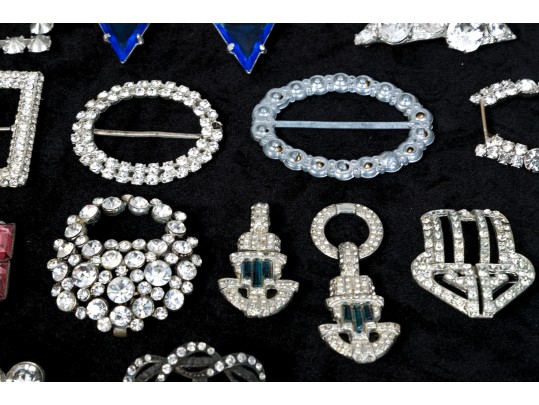 Large Collection Of Vintage Belt Buckles