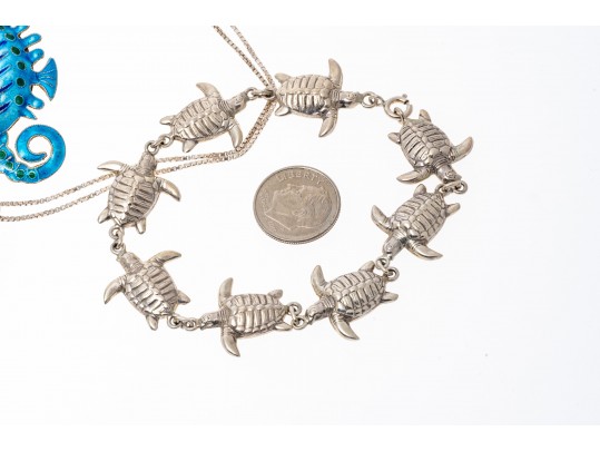 Lot Of Assorted Fun Sea Life Creature Motif Jewelry Pieces