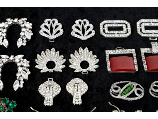 Large Collection Of Vintage Belt Buckles