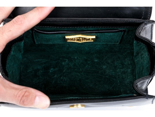 Vicenze Double Horse Head Leather Shoulder Bag