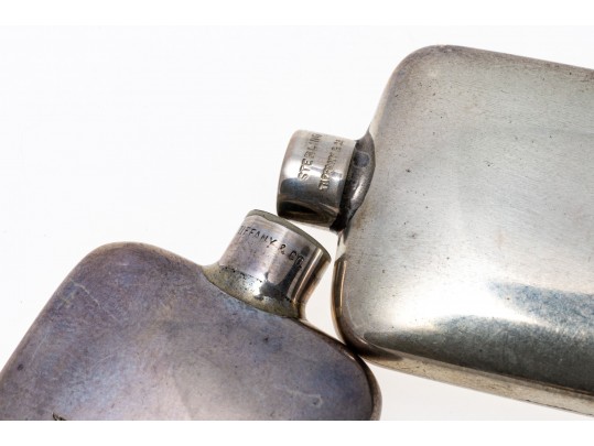 Two Sterling Tiffany & Co. Perfume Bottles