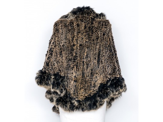 Woven Fur Shawl