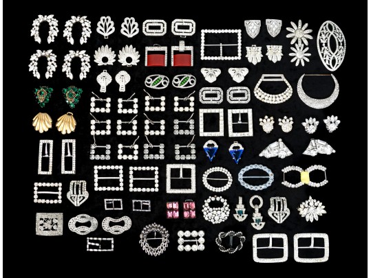 Large Collection Of Vintage Belt Buckles