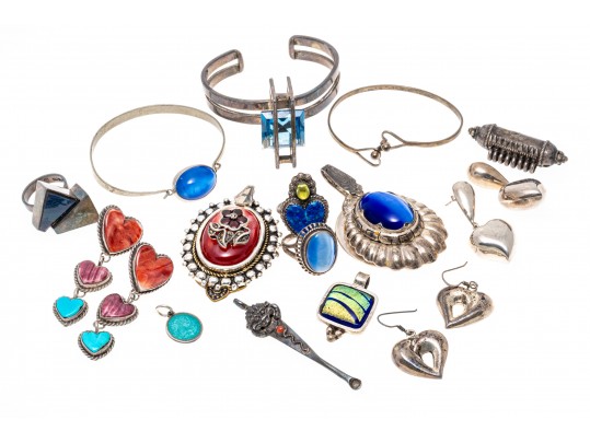 Collection Of Sterling Silver Jewelry Including Tiffany & Co. Bracelet, 145.9 Dwt