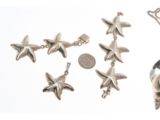 Lot Of Assorted Fun Sea Life Creature Motif Jewelry Pieces