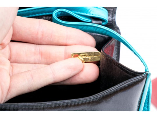 Ferragamo Leather Shoulder Bag And Clutch