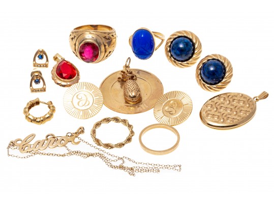 Lot Of Assorted 14k Gold Jewelry Pieces