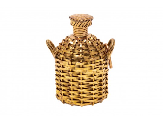 Charming 14K Woven Jug Pendant