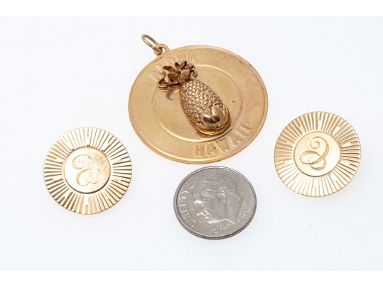 Lot Of Assorted 14k Gold Jewelry Pieces