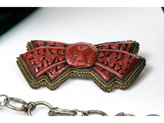 Large Group Of Colorful Turquoise And Cinnabar Jewelry