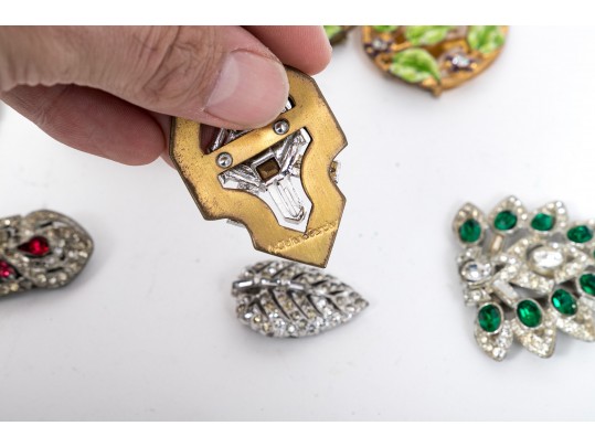 Collection Of Vintage Dress Clips