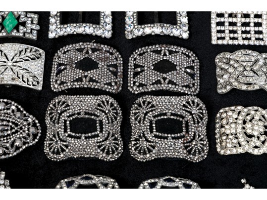 Large Collection Of Antique To Contemporary Shoe Buckles