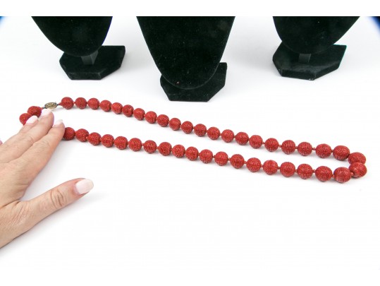 Large Group Of Colorful Turquoise And Cinnabar Jewelry