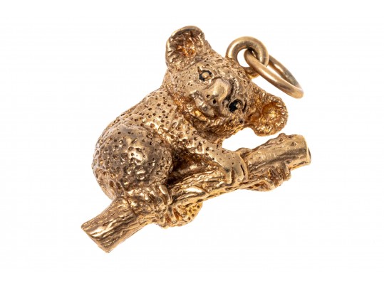 Charming 14k Koala Bear Pendant