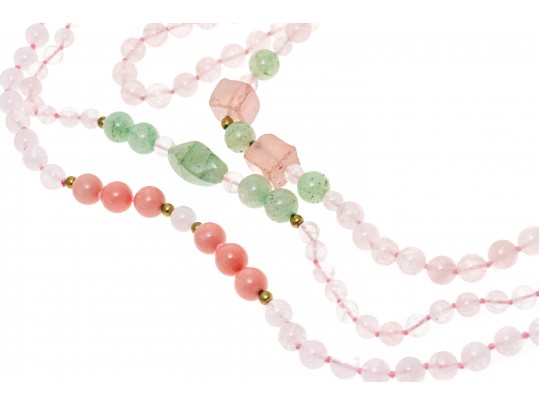 Rose Quartz Jewelry Group