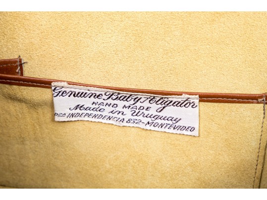 Three Stylish Allagator Leather Shoulder And Hand Bags