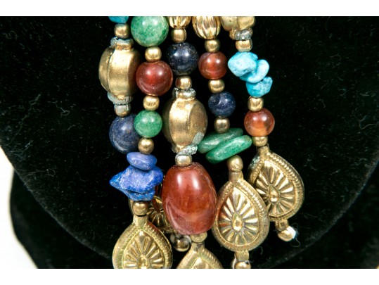 Large Group Of Colorful Turquoise And Cinnabar Jewelry