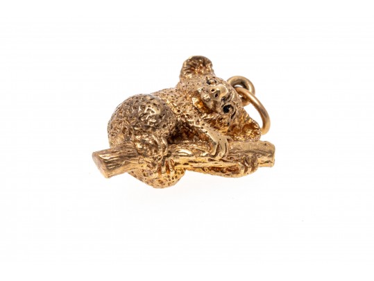 Charming 14k Koala Bear Pendant