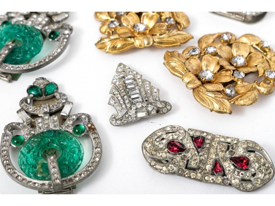 Collection Of Vintage Dress Clips