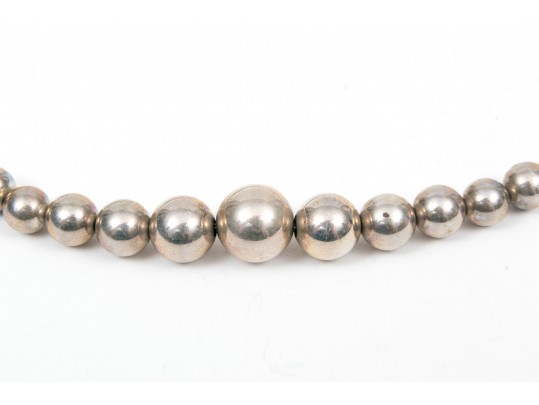 Classic Sterling And Beaded Necklaces And Bracelet