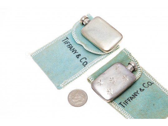 Two Sterling Tiffany & Co. Perfume Bottles