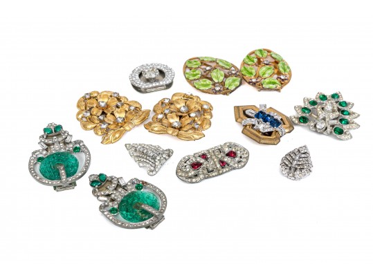 Collection Of Vintage Dress Clips