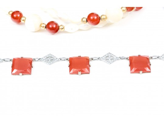 Colorful Collection Of Hardstone Jewelry