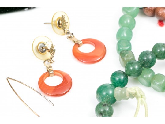 Colorful Collection Of Hardstone Jewelry