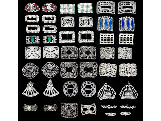 Large Collection Of Antique To Contemporary Shoe Buckles