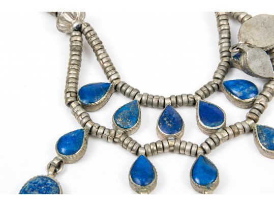 Group Of Lapis And Sodalite Necklaces And Earrings