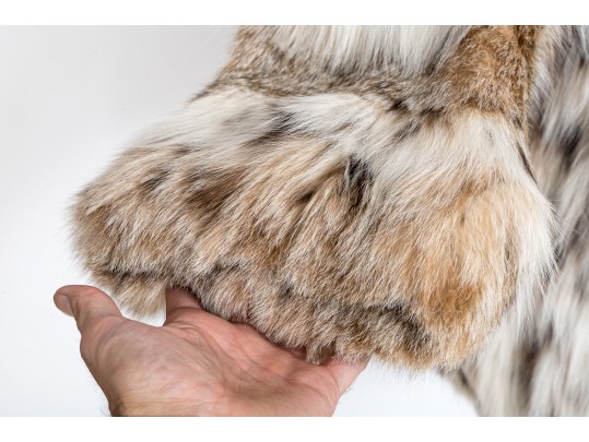 A VIntage Lynx Fur Stroller 