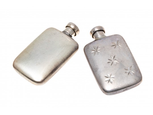 Two Sterling Tiffany & Co. Perfume Bottles