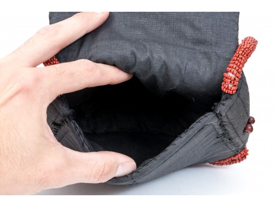 Six Classic Colorful Beaded Hand Bags 