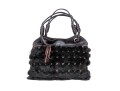 Hogan Leather And Fur Hand Bag