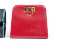 Ferragamo Leather Shoulder Bag And Clutch