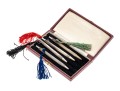 Set Of Four Antique Sterling English Pens