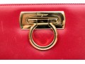 Ferragamo Leather Shoulder Bag And Clutch