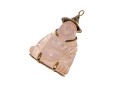 14K And Carved Rose Quartz Buddha Pendant