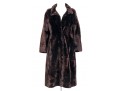 A Vintage Sheared Mouton Full Length Coat By Revillon Freres