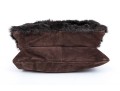 Hogan Leather And Fur Hand Bag